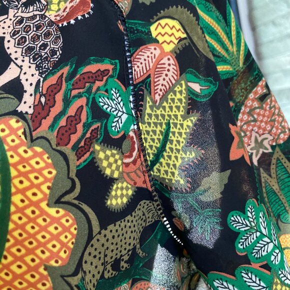 Scotch & Soda woman's top size L rayon floral print - Picture 5 of 5